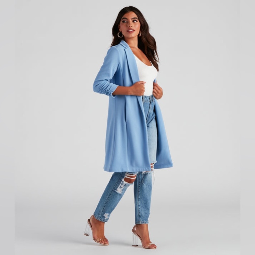 Brand new light blue Windsor Blazer size Medium with tag ✨